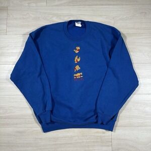 Vtg 90s Winnie the Pooh Bear Disney Crewneck Sweatshirt Adult Size XL Cartoon